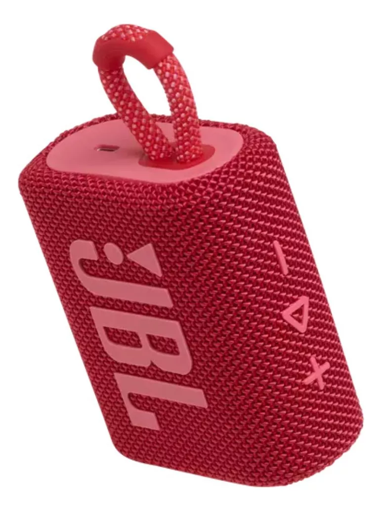 Caixa De Som JBL Go 3 Portátil Bluetooth Vermelho - Image 4